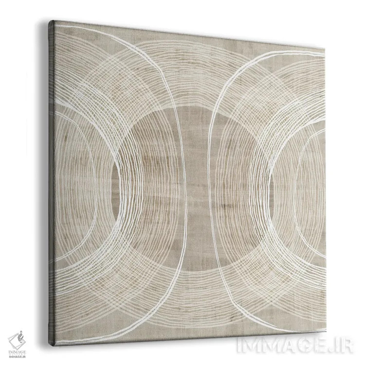 تابلو دایرههای ارگانیک ۲ اثر اوا واتس - نمای پرسپکتیو محصول