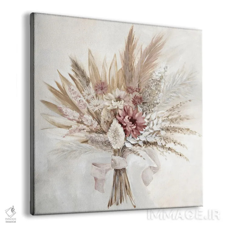 تابلو دسته گل نرم اثر اوا واتس - نمای پرسپکتیو محصول
