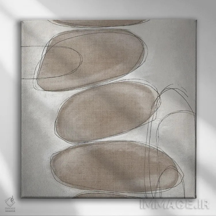 تابلو اینوشوک مدرن ۲ اثر اوا واتس - نمای روبهرو روی دیوار