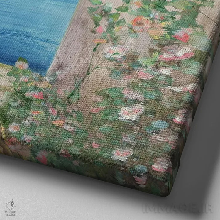 تابلو زیبایی دستنخورده اثر اوا واتس - نمای نزدیک بافت بوم