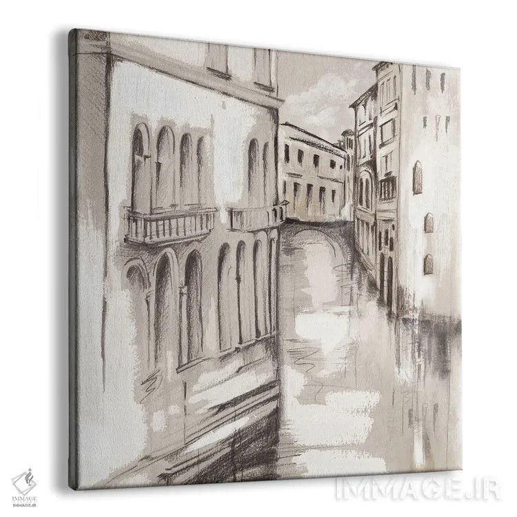 تابلو کانال ونیز (ایتالیا) اثر اوا واتس - نمای پرسپکتیو محصول