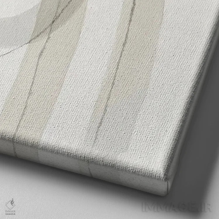 تابلو پیچ مدرن ۱ اثر اوا واتس - نمای نزدیک بافت بوم