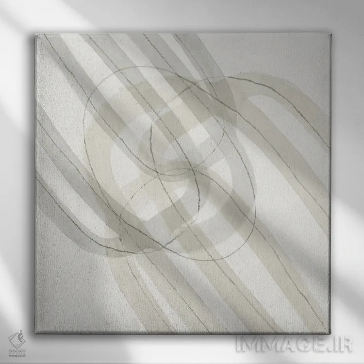 تابلو پیچ مدرن ۲ اثر اوا واتس - نمای روبهرو روی دیوار