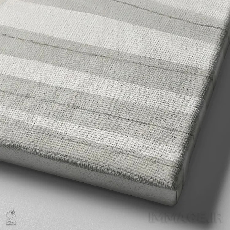 تابلو پیچ مدرن ۳ اثر اوا واتس - نمای نزدیک بافت بوم