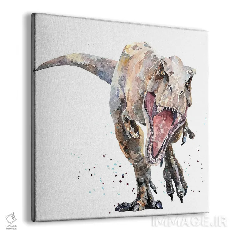 تابلو من واقعاً یک گربهام اثر ادز واترکالرز (برند نقاشی آبرنگ) - نمای پرسپکتیو محصول