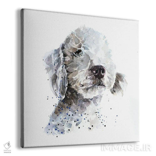 تابلو بدلینگتون تریر III (نژاد سگ) اثر ادز واترکالرز (برند نقاشی آبرنگ) - نمای پرسپکتیو محصول
