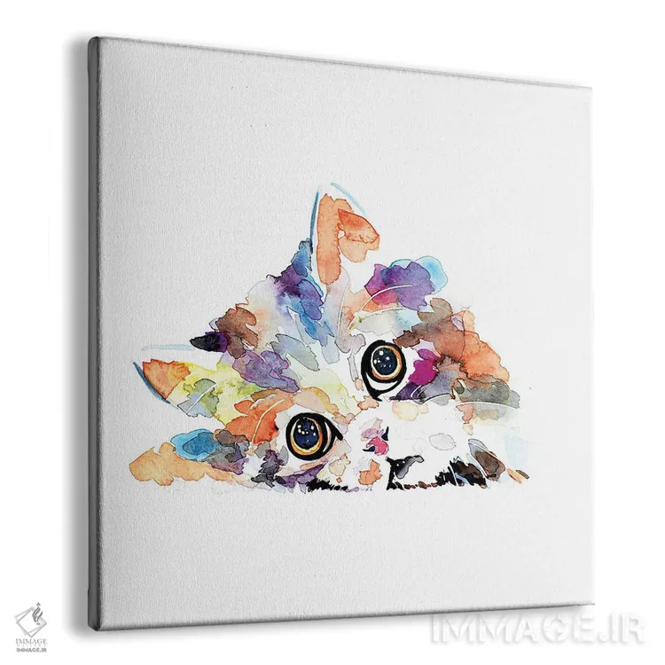 تابلو معصومیت بیلکه اثر ادز واترکالرز (برند نقاشی آبرنگ) - نمای پرسپکتیو محصول