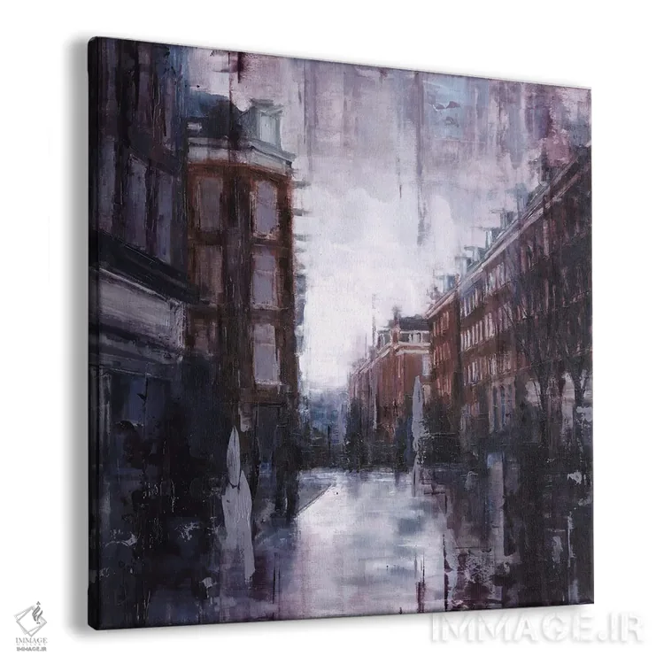 تابلو آمستردام ۲۲ ۰۱ اثر ادوارد وارکنتین - نمای پرسپکتیو محصول