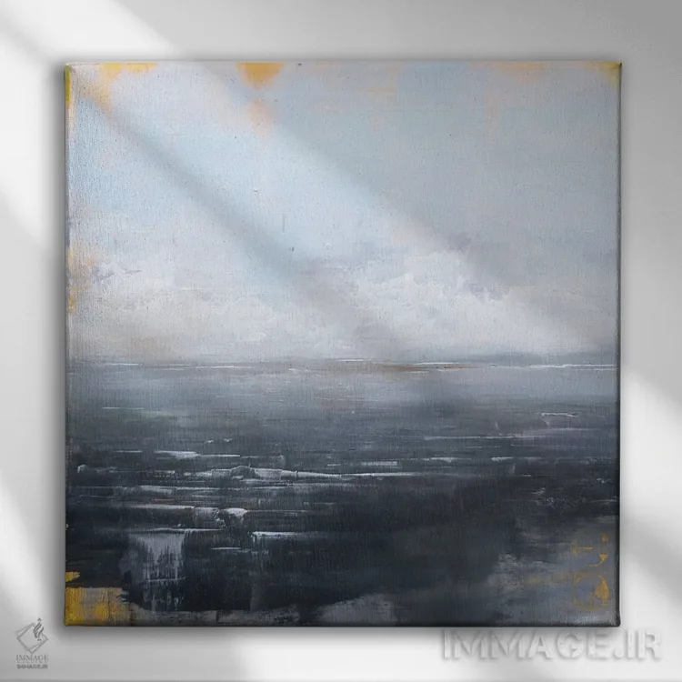 تابلو دریا اثر ادوارد وارکنتین - نمای روبهرو روی دیوار
