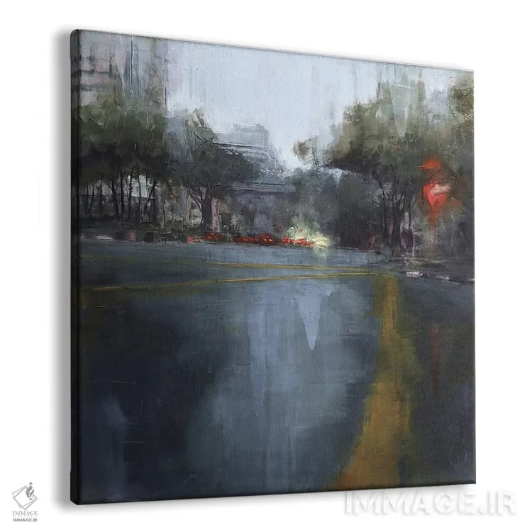 تابلو باران در کل IV (احتمالاً کوالالامپور) اثر ادوارد وارکنتین - نمای پرسپکتیو محصول
