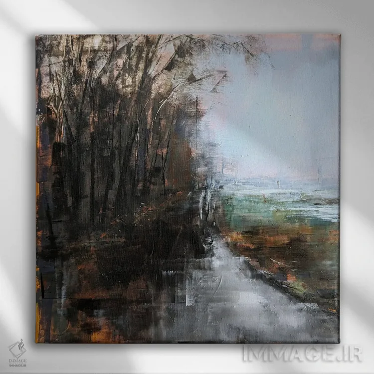 تابلو هیچجا II اثر ادوارد وارکنتین - نمای روبهرو روی دیوار