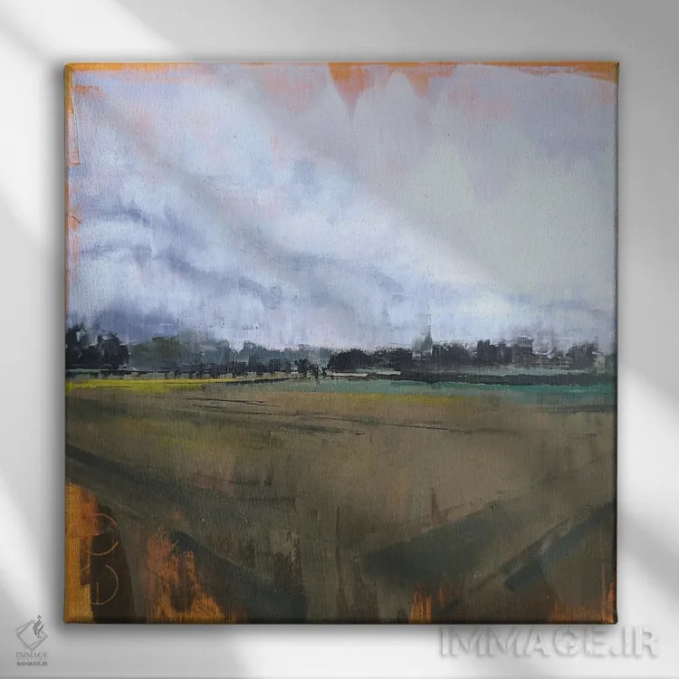 تابلو هیچجا III اثر ادوارد وارکنتین - نمای روبهرو روی دیوار