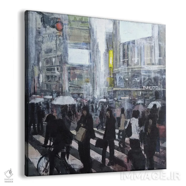 تابلو توکیو ۲۲ ۰۲ اثر ادوارد وارکنتین - نمای پرسپکتیو محصول