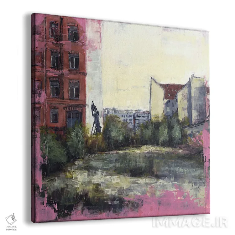 تابلو برلین ۲۱ ۰۳ اثر ادوارد وارکنتین - نمای پرسپکتیو محصول