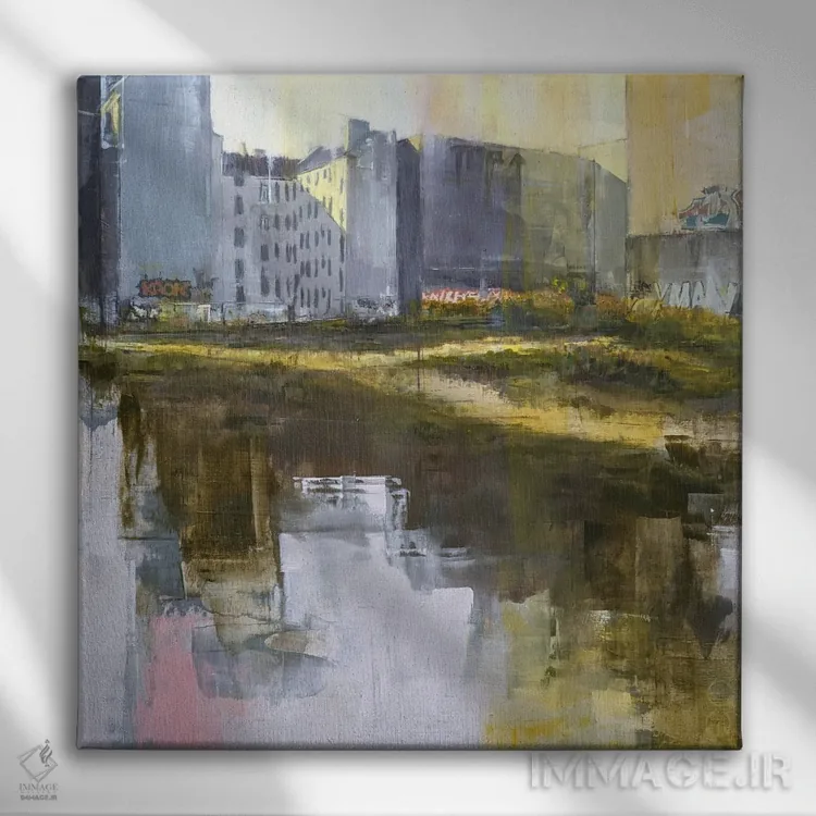 تابلو برلین ۲۳ ۰۱ اثر ادوارد وارکنتین - نمای روبهرو روی دیوار