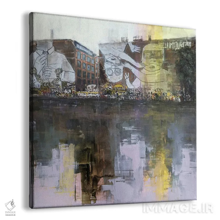 تابلو برلین ۲۳ ۰۲ اثر ادوارد وارکنتین - نمای پرسپکتیو محصول