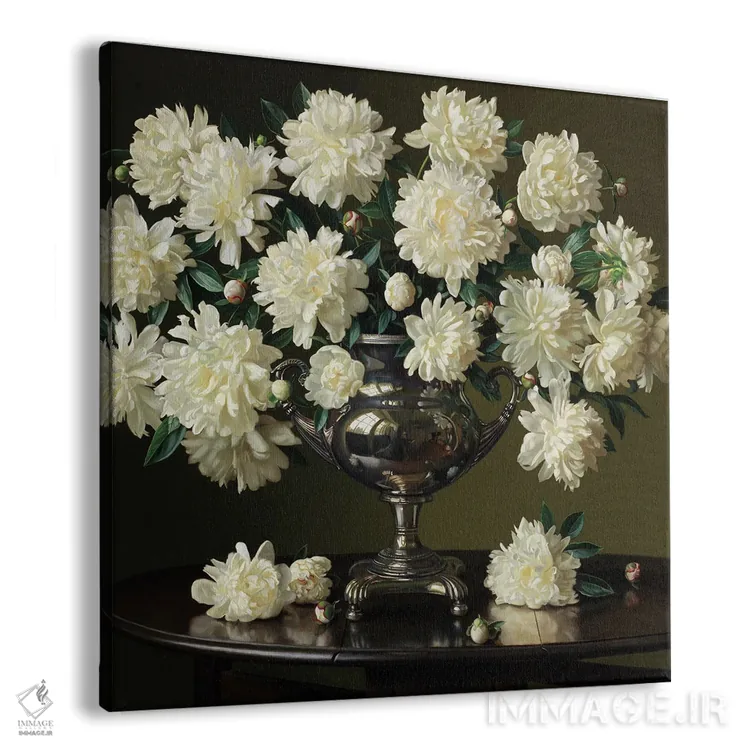 تابلو صدتومانیهای سفید اثر ایوان ویلسون - نمای پرسپکتیو محصول