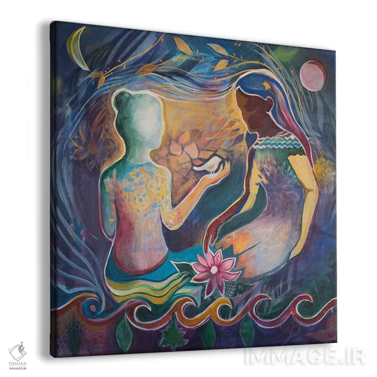 تابلو قدرت شفابخش گوش دادن اثر الیری ریـدال - نمای پرسپکتیو محصول