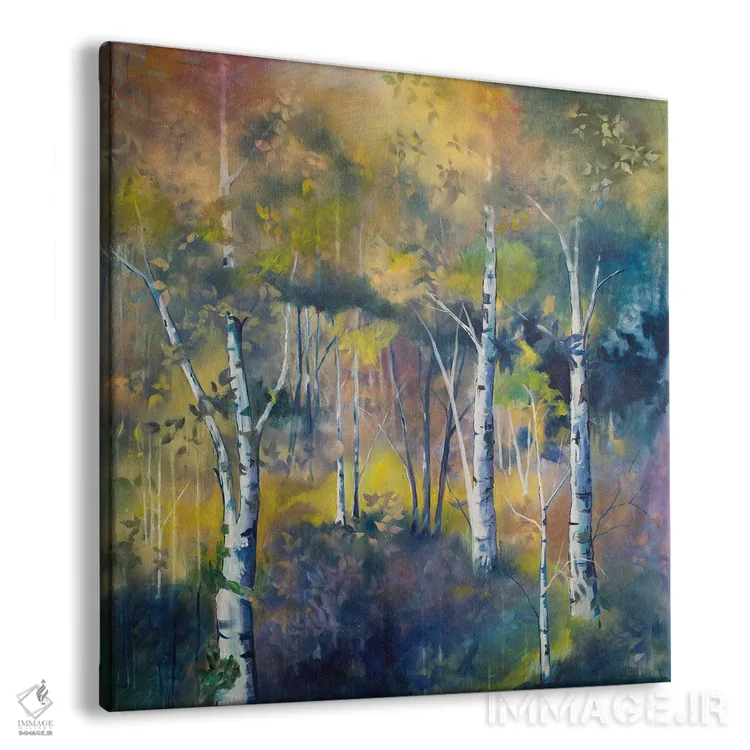 تابلو سایههای خنک هنگام غروب اثر الیری ریـدال - نمای پرسپکتیو محصول