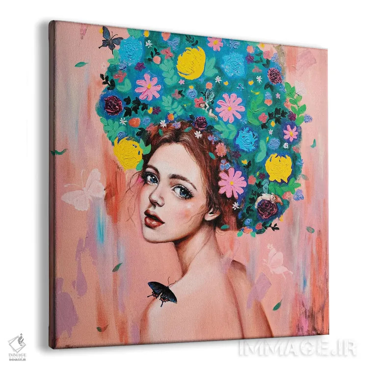 تابلو دختر گل: رویاهای تو اثر یوری کیم - نمای پرسپکتیو محصول