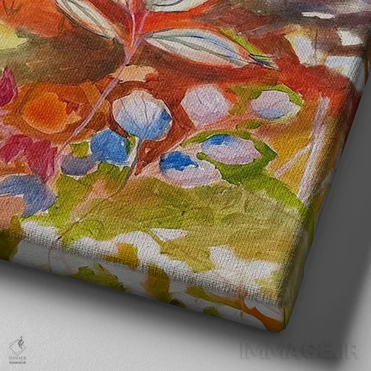 تابلو فروشگاه کاپکیک اثر الیری ریـدال - نمای نزدیک بافت بوم