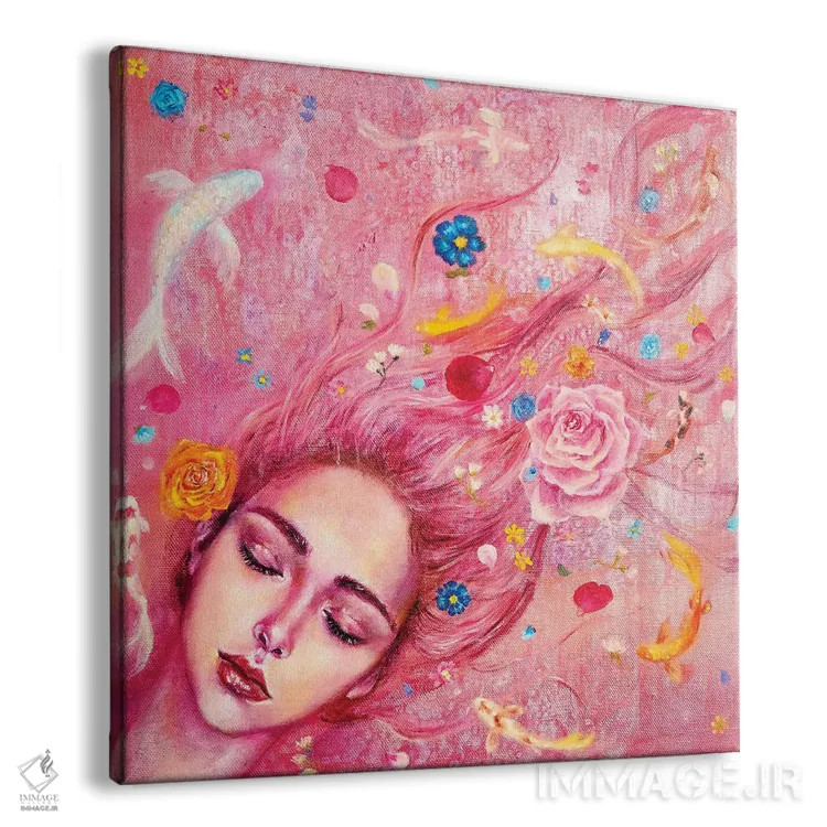 تابلو اُفلیا اثر یوری کیم - نمای پرسپکتیو محصول