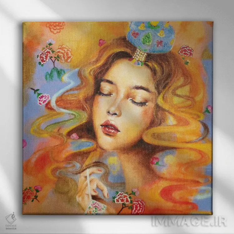 تابلو خیالپرداز: جکدوری اثر یوری کیم - نمای روبهرو روی دیوار