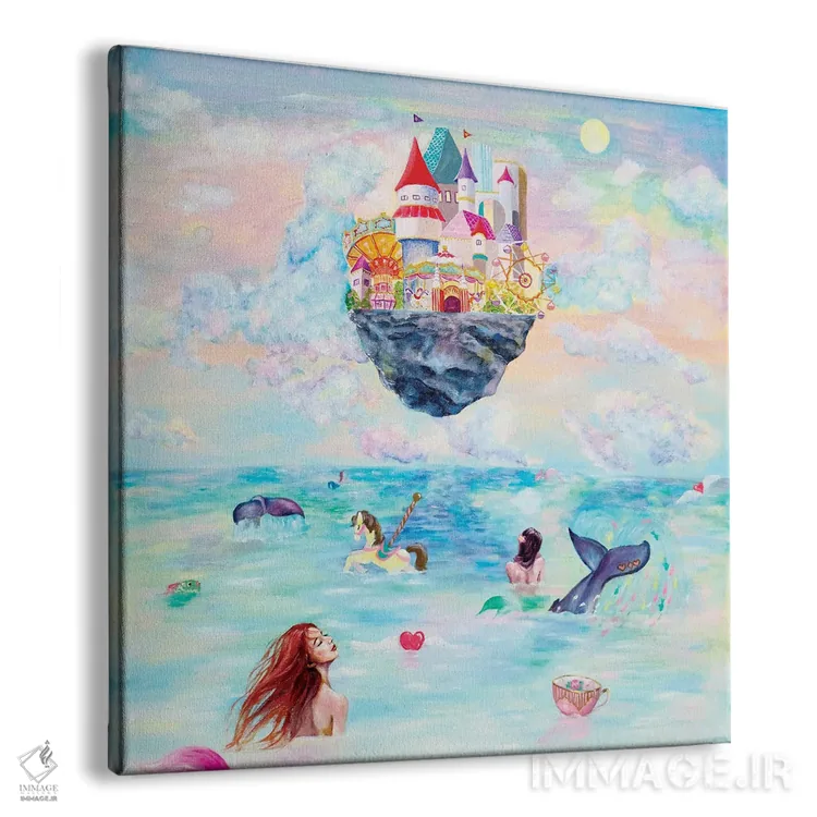 تابلو عجیب و غریب اثر یوری کیم - نمای پرسپکتیو محصول