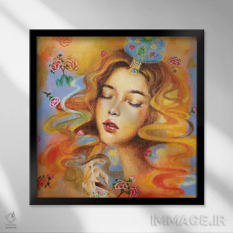 تابلو خیالپرداز: جکدوری اثر یوری کیم - نمای قابدار مشکی