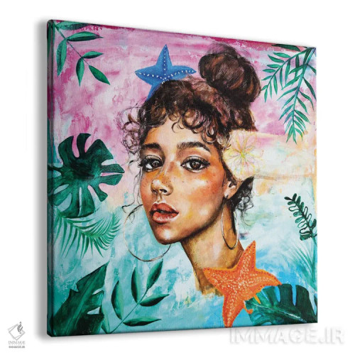 تابلو رویاپرداز: ستاره دریایی اثر یوری کیم - نمای پرسپکتیو محصول