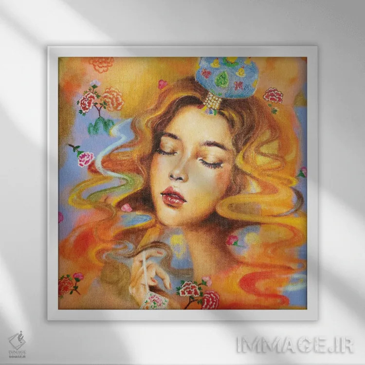 تابلو خیالپرداز: جکدوری اثر یوری کیم - نمای قابدار سفید