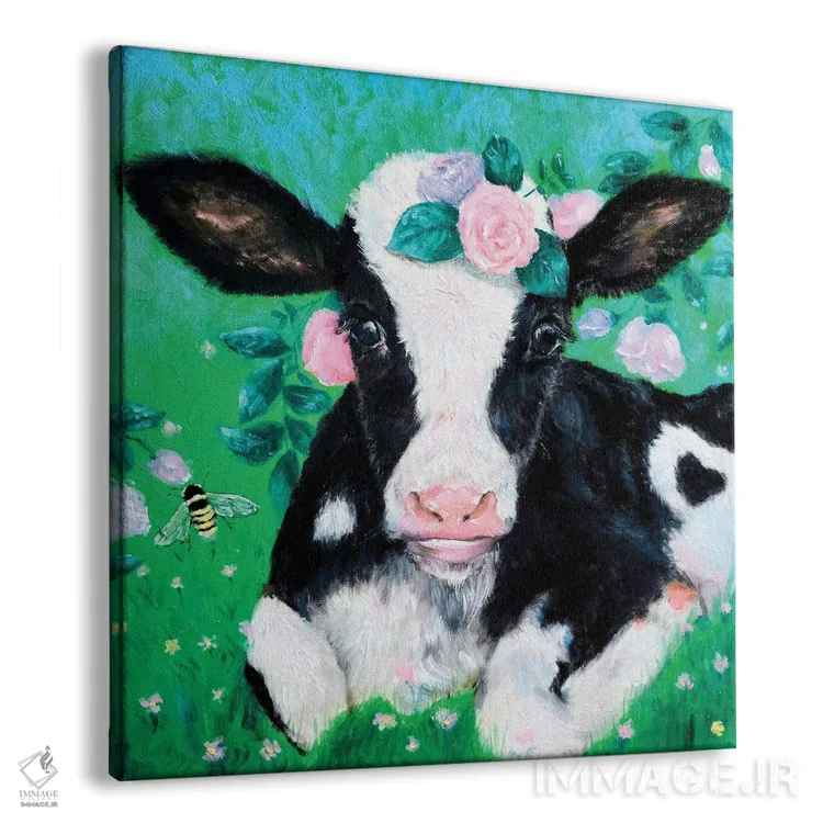 تابلو گاو مووموو اثر یوری کیم - نمای پرسپکتیو محصول
