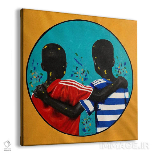 تابلو در عشق و هماهنگی اثر اییتایو الاگبه - نمای پرسپکتیو محصول