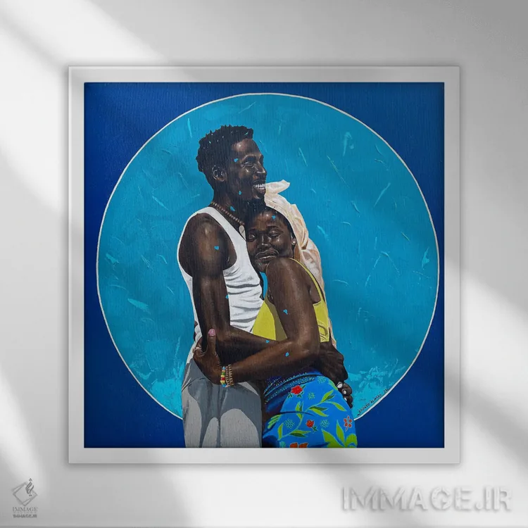 تابلو پایداری اثر اییتایو الاگبه - نمای قابدار سفید