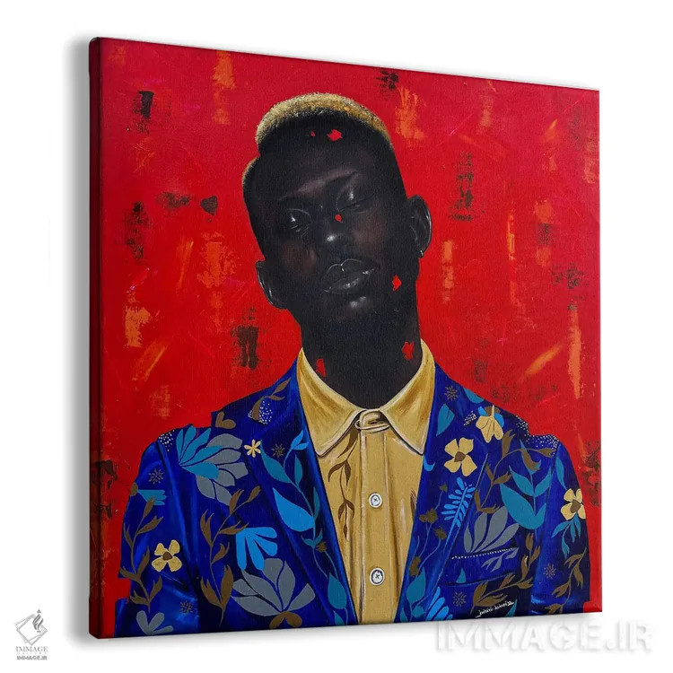 تابلو تکگویی ۲ اثر اییتایو الاگبه - نمای پرسپکتیو محصول