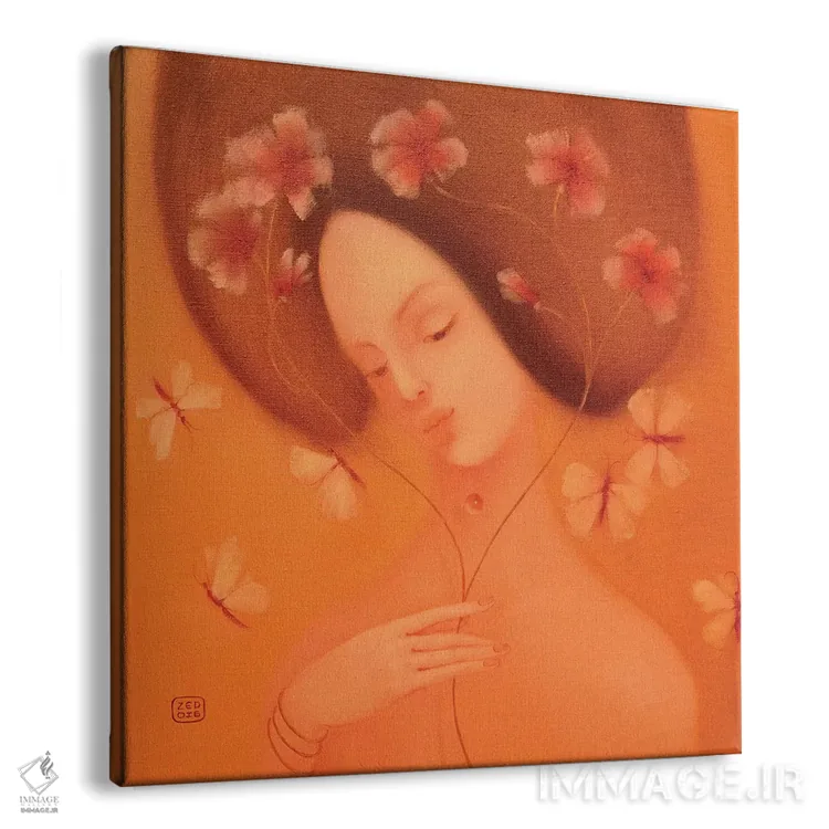 تابلو گلهای موسیقایی اثر ادوارد زنتسیک - نمای پرسپکتیو محصول