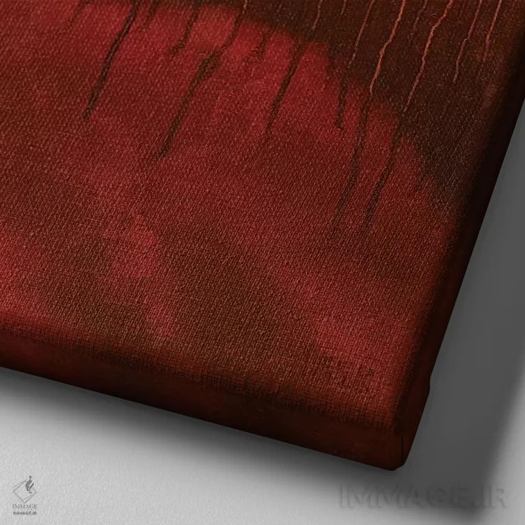 تابلو آرزو کن اثر ادوارد زنتسیک - نمای نزدیک بافت بوم