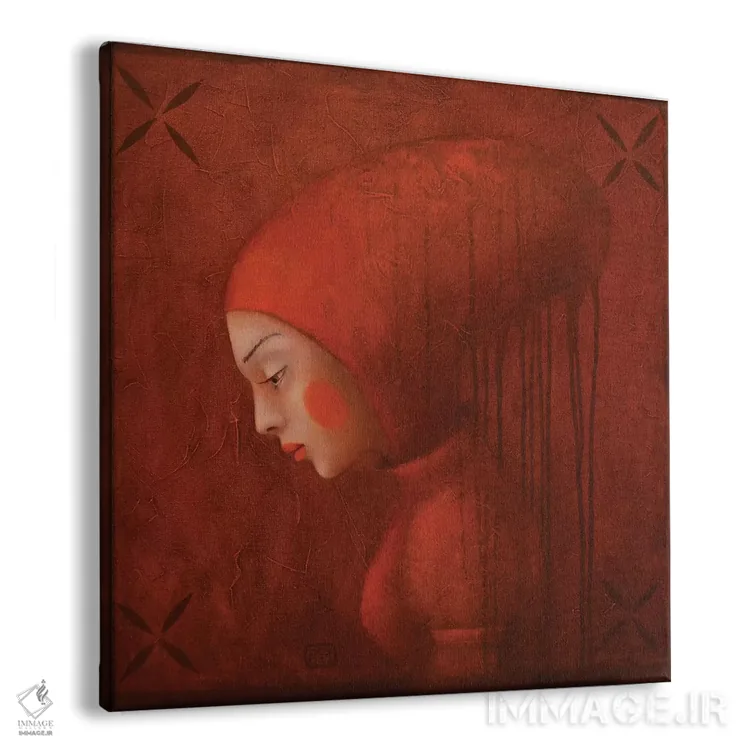 تابلو نزد قورباغهٔ قرمز اثر ادوارد زنتسیک - نمای پرسپکتیو محصول