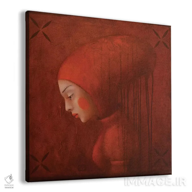 تابلو نزد قورباغهٔ قرمز اثر ادوارد زنتسیک - نمای پرسپکتیو محصول