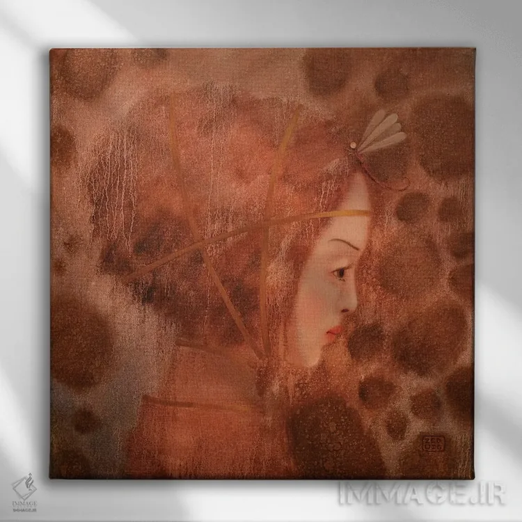 تابلو عشق من اثر ادوارد زنتسیک - نمای روبهرو روی دیوار