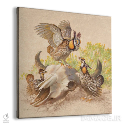 تابلو جنگ مراتع اثر ازرا تاکر - نمای پرسپکتیو محصول