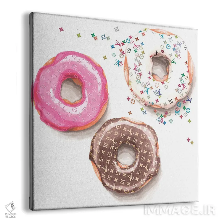 تابلو دوناتهای لوییس ویتون اثر الیزاوتا مولچانووا - نمای پرسپکتیو محصول