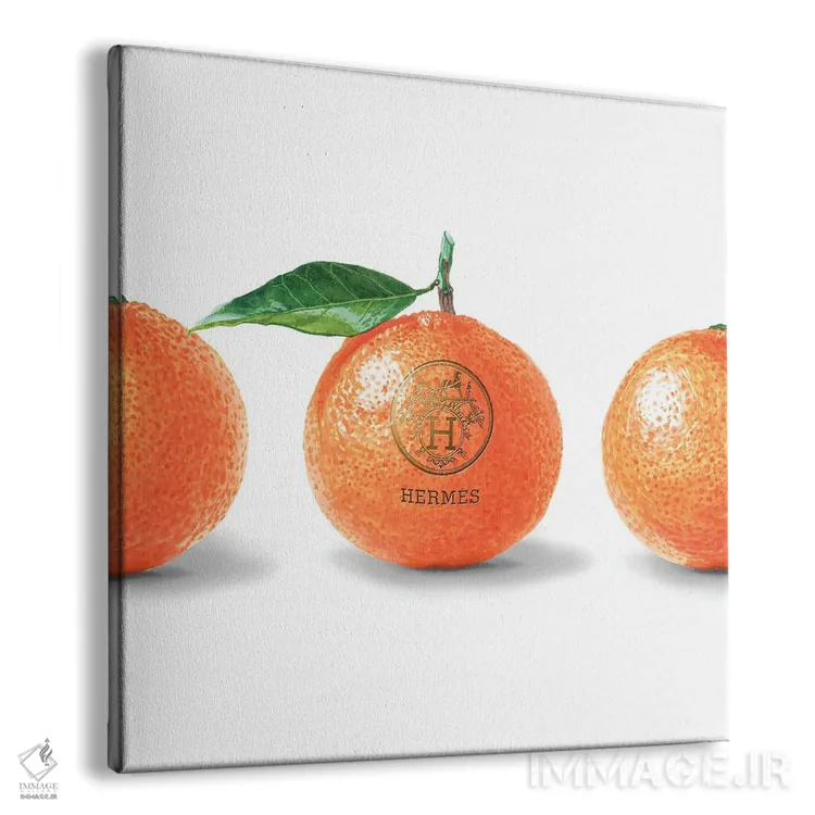 تابلو نارنجی هرمس اثر الیزاوتا مولچانووا - نمای پرسپکتیو محصول