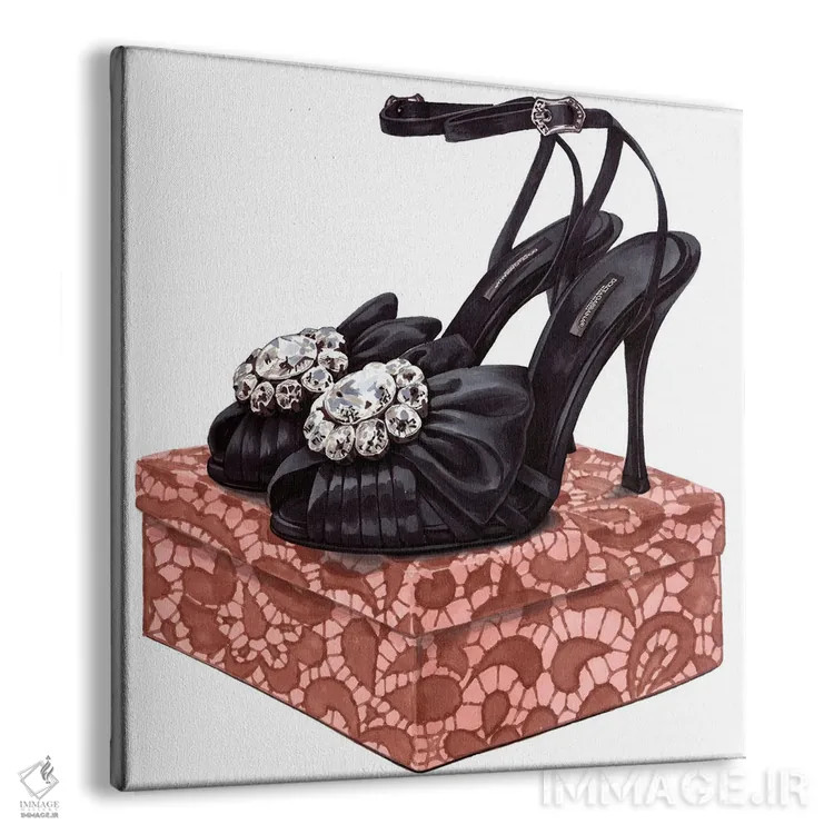 تابلو کفشهای دولچه و گابانا اثر الیزاوتا مولچانووا - نمای پرسپکتیو محصول