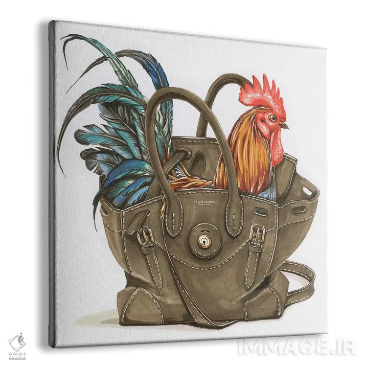 تابلو خروس با رالف لورن اثر الیزاوتا مولچانووا - نمای پرسپکتیو محصول