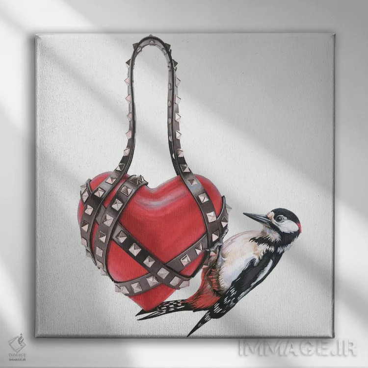 تابلو دلبربا اثر الیزاوتا مولچانووا - نمای روبهرو روی دیوار