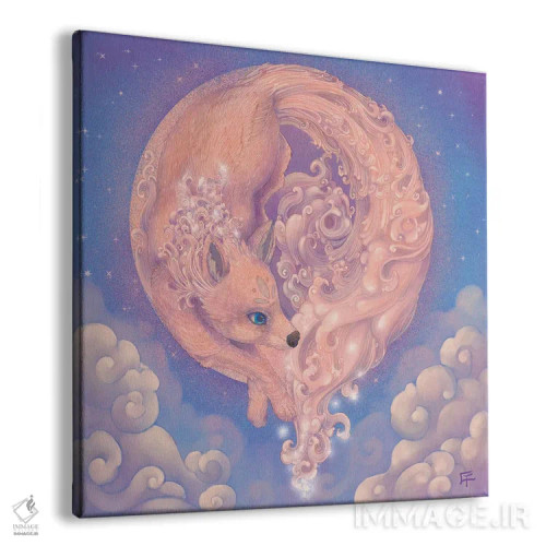 تابلو مهتاب اثر مایت فلای آرت اند ایلاستریشن (استودیو طراحی و تصویرگری) - نمای پرسپکتیو محصول