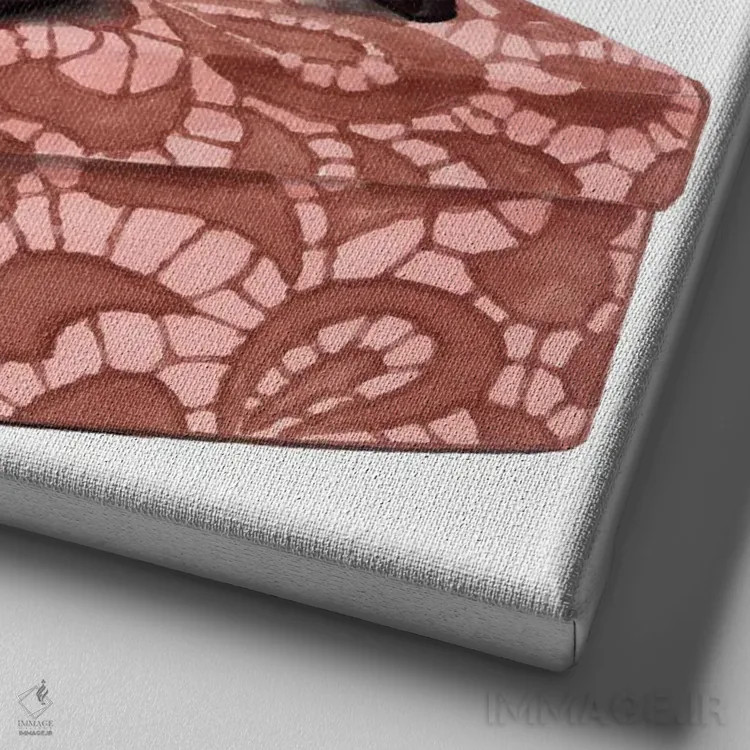 تابلو کفشهای دولچه و گابانا اثر الیزاوتا مولچانووا - نمای نزدیک بافت بوم