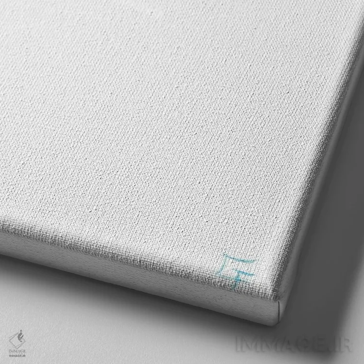 تابلو شبپرهٔ لونا اثر مایت فلای آرت اند ایلاستریشن (استودیو طراحی و تصویرگری) - نمای نزدیک بافت بوم