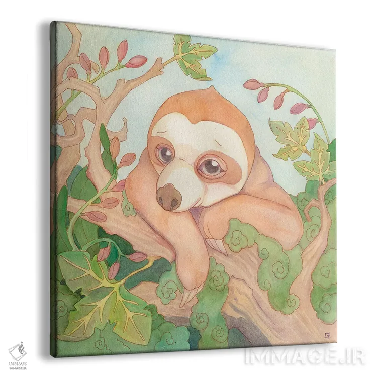 تابلو زمان گرفتن (صرف کردن وقت) اثر مایت فلای آرت اند ایلاستریشن (استودیو طراحی و تصویرگری) - نمای پرسپکتیو محصول